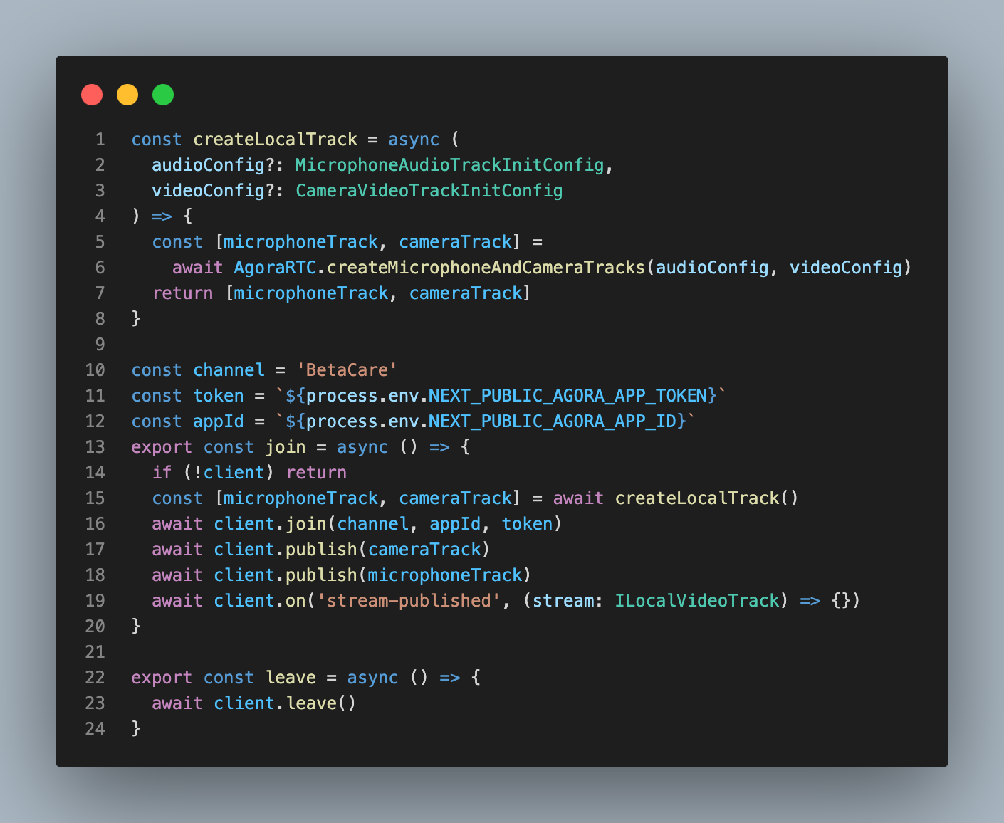 code snippet